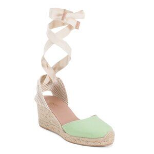 LK BENNETT Sea Green Made In Spain Maureen Casual Sandals